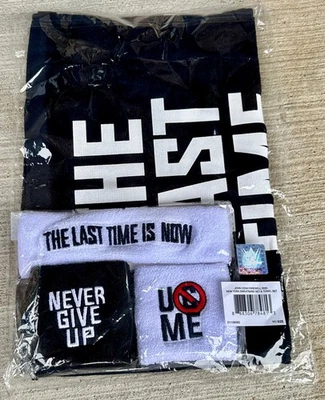 WWE John Cena Farewell Tour Nueva York City Toalla Sudadera Conjunto Auténtico MSG NYC Foto 1 de 3