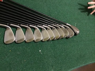 ◼️◼️ Juego de 11 palos de hierro TaylorMade Burner 2009 Lw,sw,aw -4,3H REAX 65 rígido Foto 1 de 4