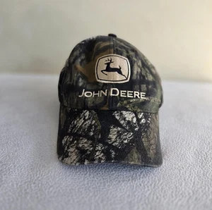 John Deere Mütze Kappe Druckknopflasche Einheitsgröße Camouflage bestickt Jagd Herren - Bild 1 von 7