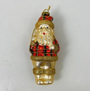 🌟Vintage German Inge Glas Santa Claus Blown Glass Christmas Ornament, 5" - Picture 1 of 5