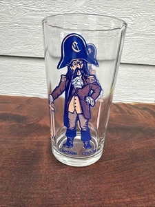 Vintage 1970's McDonald's Captain Crook Collector Clear Tumbler Water Glass 5 in - Picture 1 of 8
