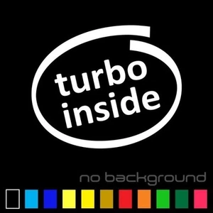 Calcomanía de vinilo con pegatina interior turbo - Euro Racing coche de deriva ventana camión Boost JDM - Imagen 1 de 15