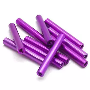 10pcs M3x35mm Aluminum Spacer Standoff (Anodized Purple) - Picture 1 of 1