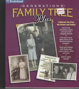 Generations, "Family Tree Plus"_Geneology Software_BRODERBUND 2002 - Picture 1 of 4