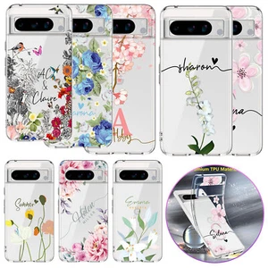 Funda Flexible TPU Teléfono Personalizada Flor Para Google Pixel 10 9 Pro 8A 7A 6A 5 - Imagen 1 de 55