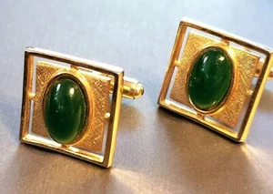 Gemelos verdes, gemelos cuadrados coloridos, gemelos modernos de mediados de siglo cl- - Imagen 1 de 7