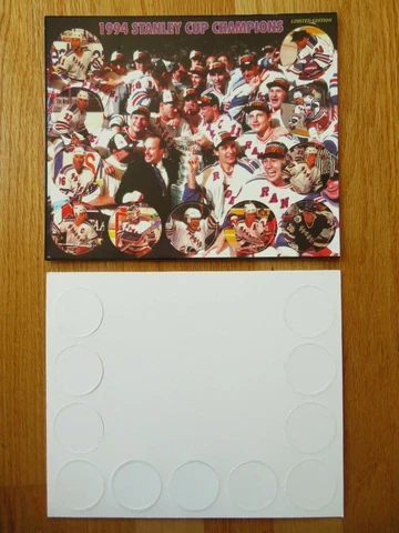1994 NEW YORK RANGERS Stanley Cup Champions RICHTER MESSIER Pogs Slammers Caps Cover