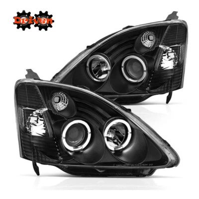 Faros proyectores carcasa negra EP3 hatchback 3 puertas Honda Civic Si 02-03  Foto 1 de 2