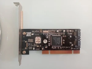 Silicon image 2 port PCI to SATA Raid controller card - Photo 1/2
