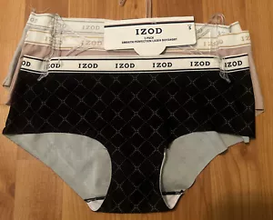 IZOD ~ Women's Hipster Smooth Underwear Panties Nylon Blend 3-Pair ~ S - Picture 1 of 8