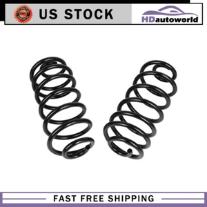 Set of 2 Rear Coil Springs For Chevrolet Malibu Pontiac G6 Saturn Aura - Picture 1 of 6