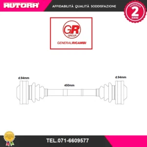 AR3012 Semiasse posteriore (GENERAL RICAMBI) - Imagen 1 de 1