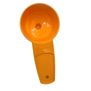 Mini embudo separador de huevos naranja Tupperware #877-4 vintage - Imagen 1 de 10