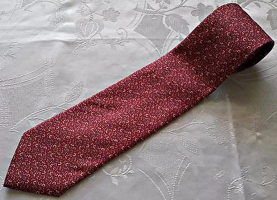 Corbata-Battistoni vintage auténtica de seda púrpura para hombre 1534 Foto 1 de 4