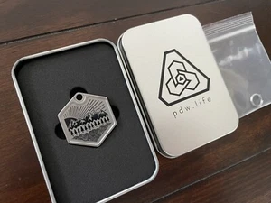 PDW Prometheus Design Werx Ti-Hex Tag  All Terrain Theme Titanium Tag - Picture 1 of 4