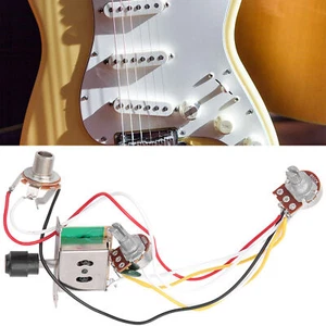 Electric Guitar Wiring Harness Set 250K Potentiometer 3 Position Switch Socket - Picture 1 of 11