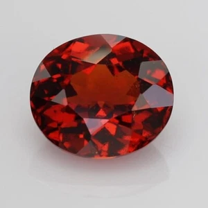 3.60 carats - Lustrous Orange Red Srilankan Hessonite Garnet - 23032905 - Picture 1 of 4