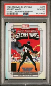 Secret Wars 8 Iconic Covers IC05 Rainbow PSA 10 Upper Deck 2023 Marvel Platinum - Picture 1 of 3