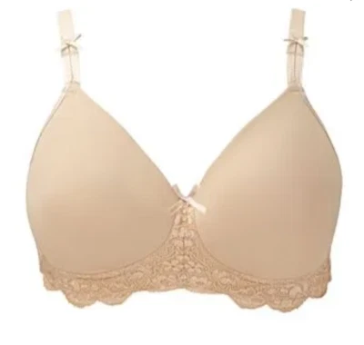 Royce Georgia Nude Mastectomy Bra Moulded Padded with left & right pockets 886P - Image 1 of 3