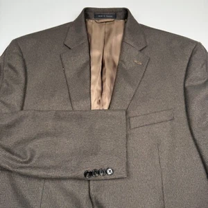 Lauren Ralph Lauren Blazer Mens 44R Viscose Blend Houndstooth Sport Coat Preppy - Picture 1 of 11
