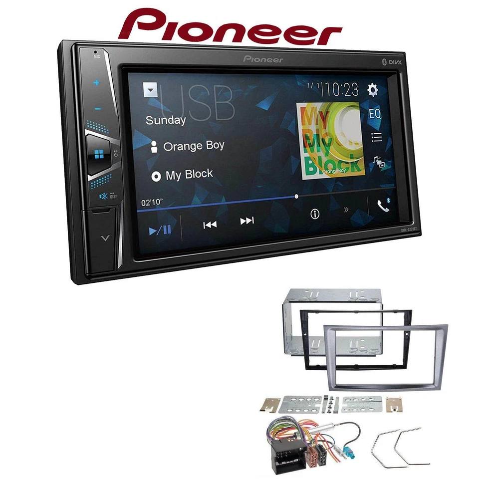 Pioneer Autoradio Bluetooth Touchscreen USB für Opel Astra H