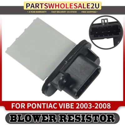 A/C Blower Motor Resistor for Pontiac Vibe 1.8L 2003 2004 2005 2006 2007 2008 - Image 1 of 4