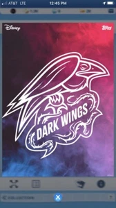topps disney collect Digital Card Faces Of Evil Dark Wings Iconography (rare) - Bild 1 von 2