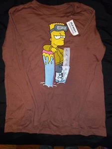 THE SIMPSONS BOY GIRL BART SIMPSON KIDS T-SHIRT TEE by OLD NAVY S 6-7 - Picture 1 of 2