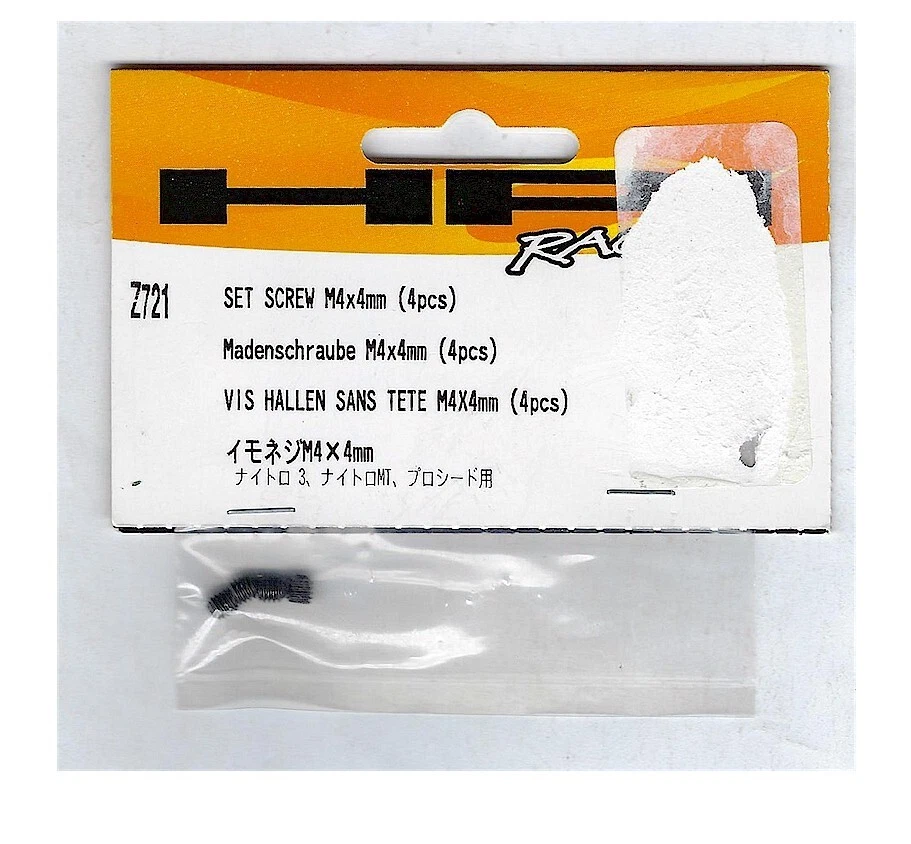 HPI Z721 4x4mm Set Screw (4) HPIZ721 Savage Baja etc. - Image 1 of 1