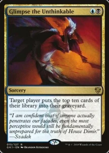 MTG Magic the Gathering Glimpse the Unthinkable (15/157) Guild Kit GRN LP - Picture 1 of 1