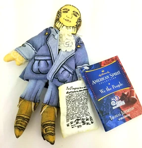 Thomas Jefferson Hallmark American Spirit Collection We the People Doll : New - Picture 1 of 2