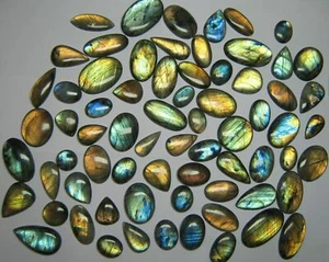 5000Cts.Natural Labradorite small Piece Mix Gemstone Wholesale Lot Free Shipping - Picture 1 of 6