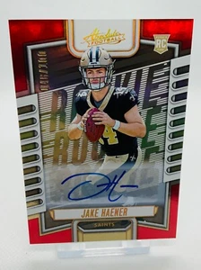 Jake Haener 2023 Panini Absolute 135 Red Spectrum RC Rookie Auto 74/100 - Bild 1 von 2
