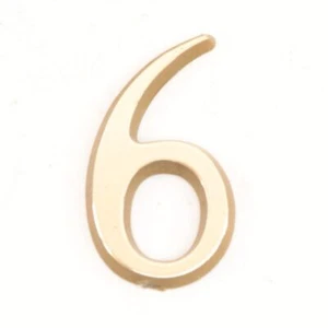 Zifferblatt Nummer 6 oder 9 - 1 Zoll hoch - Kunststoff - FB742 - Bild 1 von 2