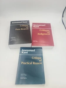 Three Critiques 3-volume Set Vol. 1 Critique of Pure Reason Vol. 2 Kant Immanuel - Picture 1 of 8