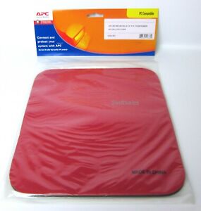 APC 3984-RD Red Nylon Cloth Foam Rubber Premium Mouse Pad - New Sealed Package