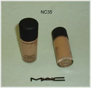 Zwei MAC Studio Fix Fluid Breitspektrum LSF 15 Matte Foundations NC35 30ml/1oz. - Bild 1 von 2