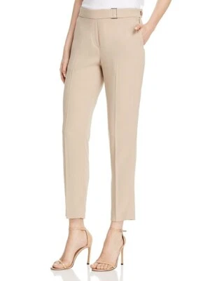 Pantalones Elie Tahari Mindra Cocoon Pierna Recta Cintura Alta Sólidos EE. UU. 10 NUEVOS CON ETIQUETAS Foto 1 de 4