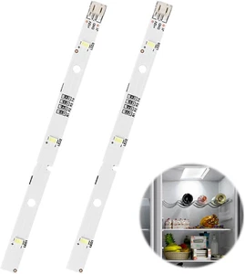2 Strisce Luminose a LED per RONGSHENG/HISENSE Barra Luminosa per Frigorifero E3 - Foto 1 di 12