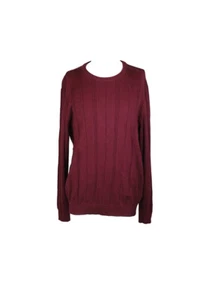 John Ashford Cereza Vino Cuello Redondo Striped-Texture Jersey XXL - Imagen 1 de 3