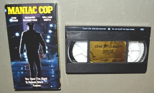 VHS - Maniac Cop - Tom Atkins, Richard Roundtree, William Smith - Picture 1 of 2
