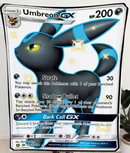 Pokémon Umbreon GX Hidden Fates SV69/SV94 Holo Full Art Large Blanket 50x60 - Picture 1 of 4