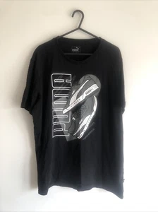 Puma Black Cotton T-Shirt Size Adult Large - Picture 1 of 4