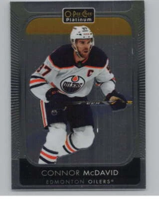 2021-22 O-Pee-Chee Platinum #1 Connor McDavid  Edmonton Oilers V99776 - Image 1 of 3