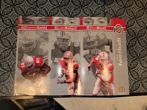 MINT 2008 OHIO STATE  FOOTBALL POSTER mcdonalds dist columbus ohio only Cover