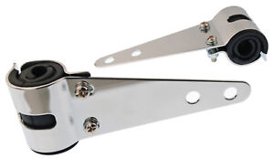Chrome Headlight Bracket Set For Yamaha Motorcycles Clamp 30-38mm 1-178