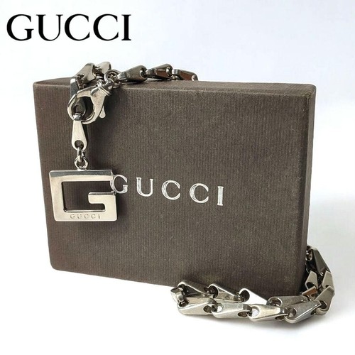 Collana GUCCI Archivio Tom Ford Link Rara Made in Italy Misura Lunga Colore Argento
