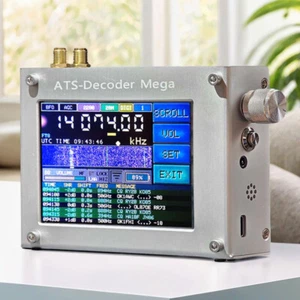 ATS-Decoder Digital Decoder FM RDS AM LW MW SW SSB DSP Si4732 4inch Touch Screen - Zdjęcie 1 z 11