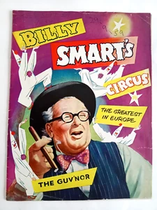 Billy Smarts Vintage Circus Programme Souvenir 1959 - Picture 1 of 9