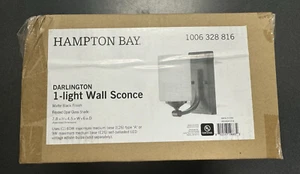 Hampton Bay Darlington Wall Sconce 1006328816 - Picture 1 of 4
